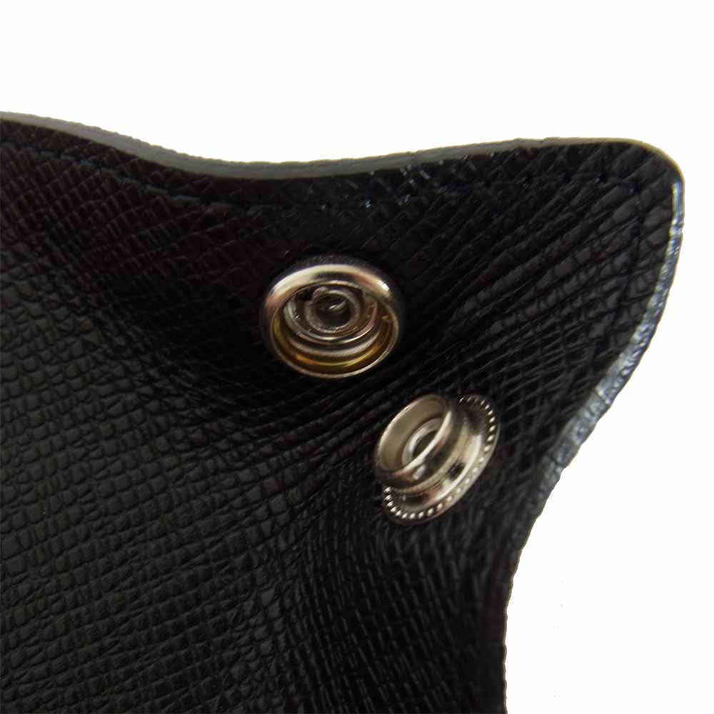 PELLE MORBIDA ペッレモルビダ PMO-BAAC008 Barca バルカ エンボスレザー トレイ ブラック系【美品】【中古】