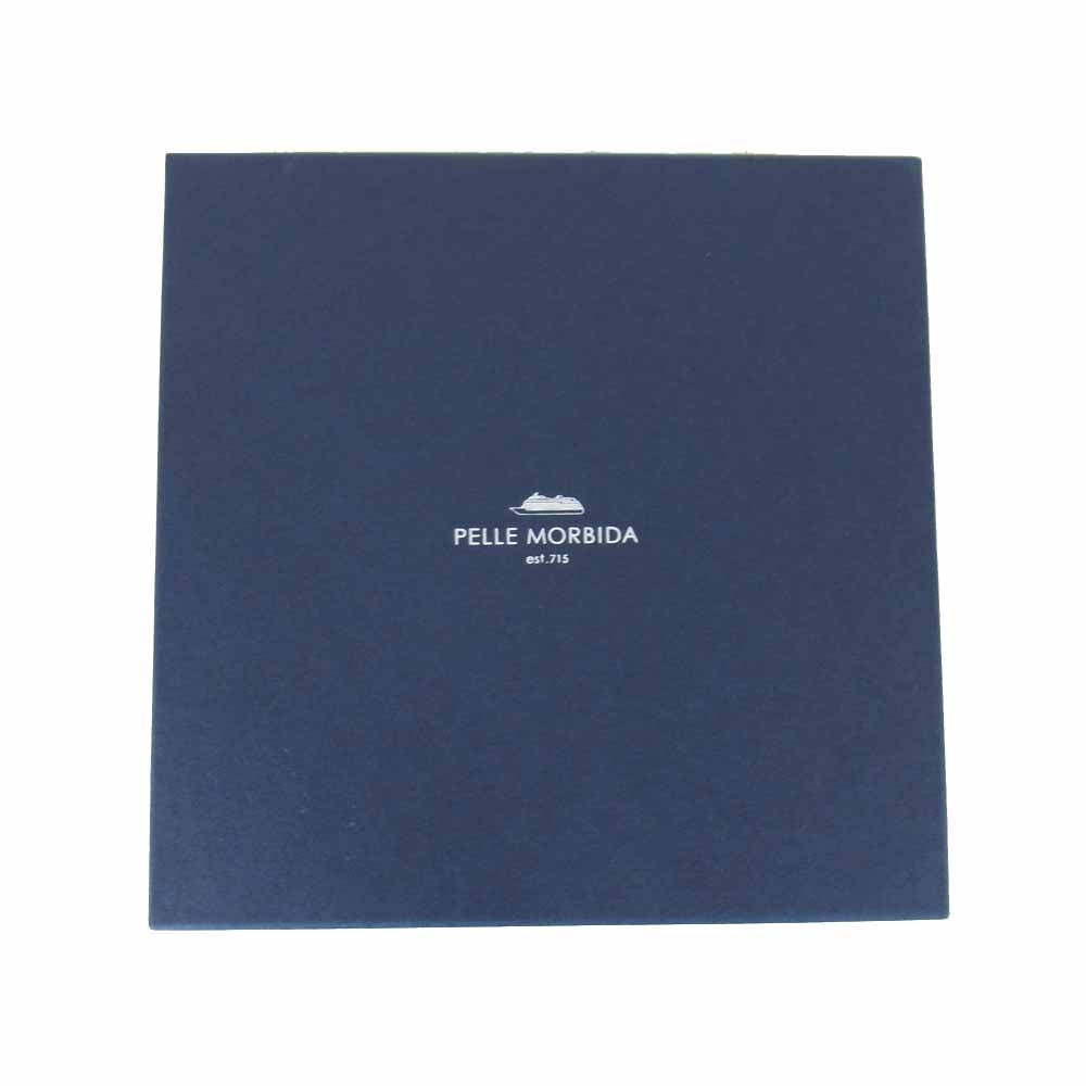 PELLE MORBIDA ペッレモルビダ PMO-BAAC008 Barca バルカ エンボスレザー トレイ ブラック系【美品】【中古】