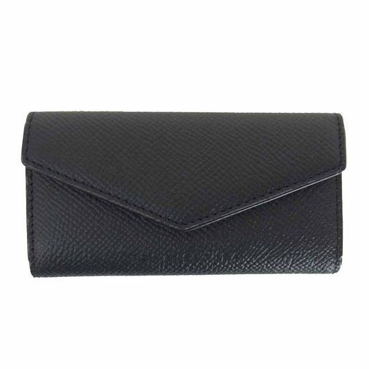 ボナベンチュラ ノブレッサ レザー スリム キーケース ブラック系【中古】