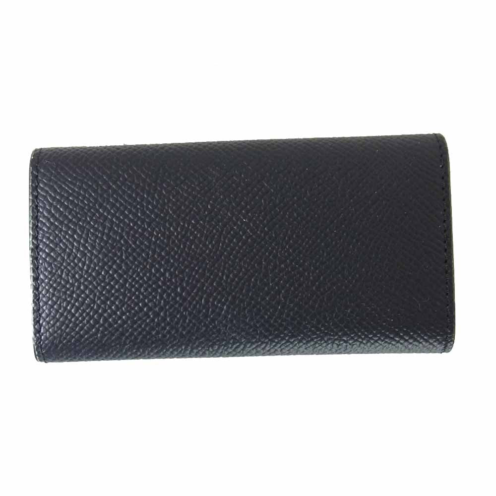 ボナベンチュラ ノブレッサ レザー スリム キーケース ブラック系【中古】
