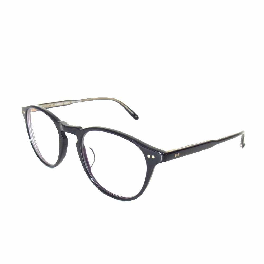 ギャレットライト HAMPTON ハンプトン ボストン 度入り メガネ フレーム ブラック系 46□21【中古】