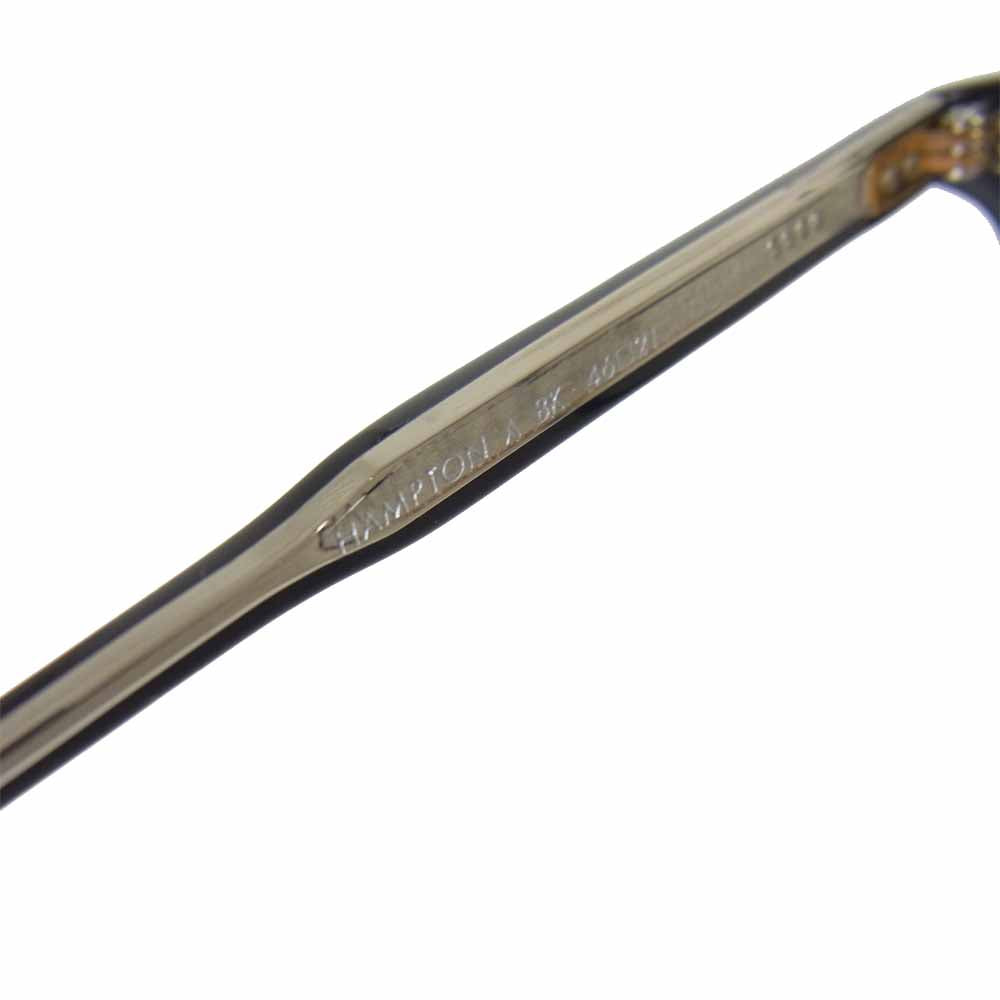 ギャレットライト HAMPTON ハンプトン ボストン 度入り メガネ フレーム ブラック系 46□21【中古】