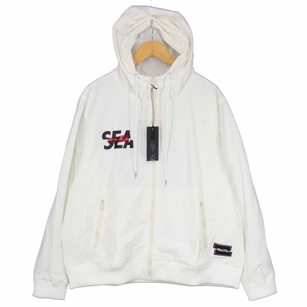 ウィンダンシー 21SS WDS-XXX-SP-01 × GOD SELECTION XXX ゴッド セレクション トリプルエックス Nylon Parka ナイロン パーカー L ホワイト ホワイト系 L【新古品】【未使用】【中古】