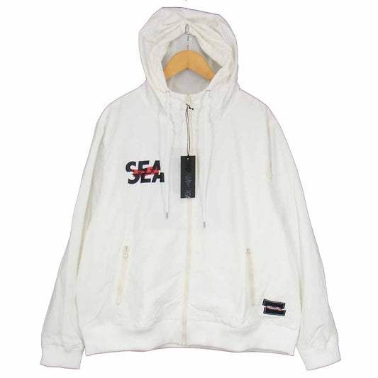 ウィンダンシー 21SS WDS-XXX-SP-01 × GOD SELECTION XXX ゴッド セレクション トリプルエックス Nylon Parka ナイロン パーカー L ホワイト ホワイト系 L【新古品】【未使用】【中古】