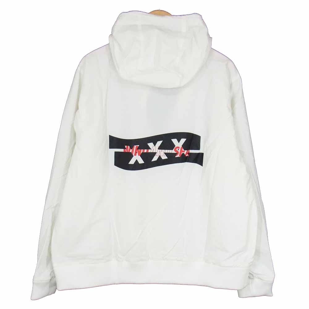 ウィンダンシー 21SS WDS-XXX-SP-01 × GOD SELECTION XXX ゴッド セレクション トリプルエックス Nylon Parka ナイロン パーカー L ホワイト ホワイト系 L【新古品】【未使用】【中古】