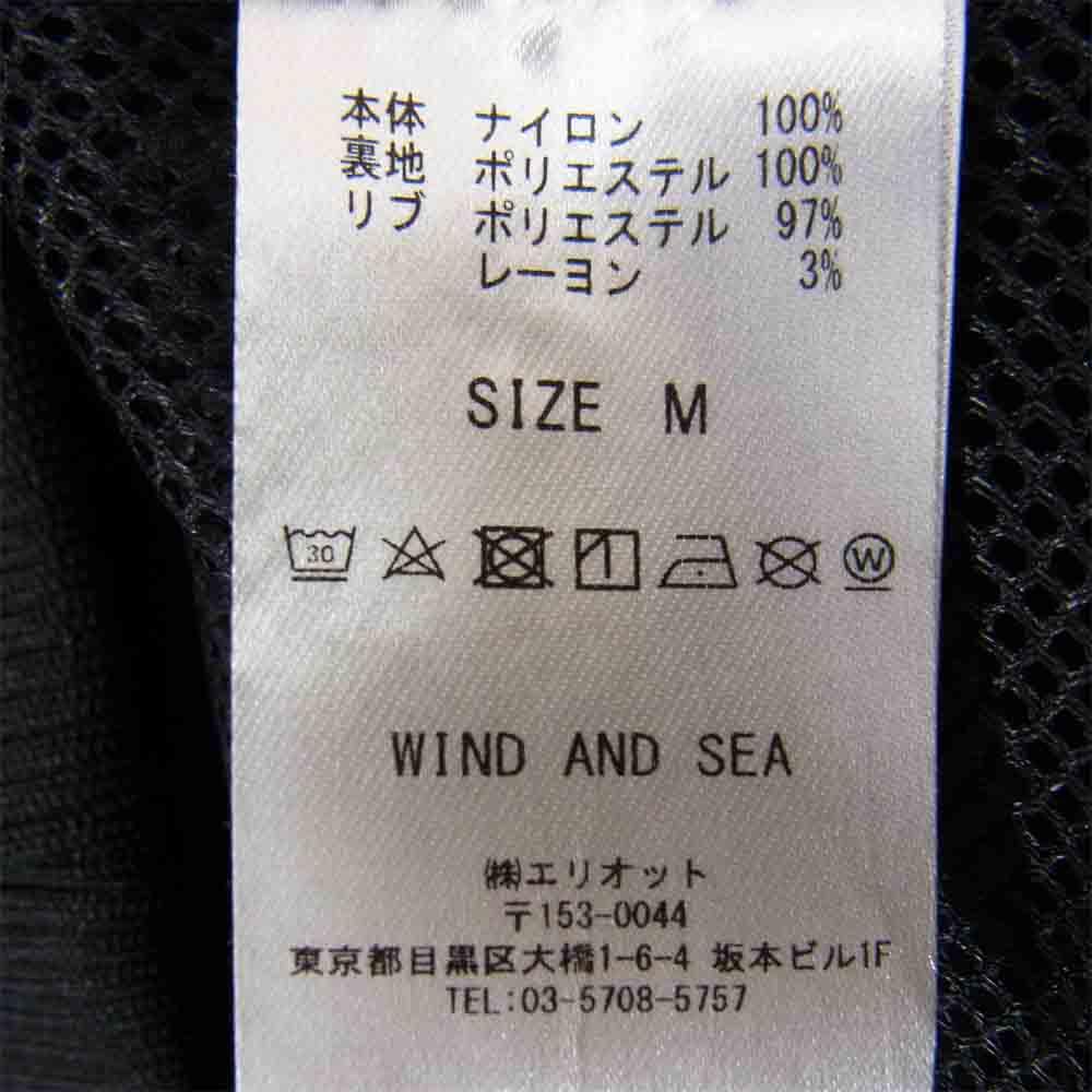 ウィンダンシー 21SS WDS-XXX-SP-01 × GOD SELECTION XXX ゴッド セレクション トリプルエックス Nylon Parka ナイロン パーカー M ブラック ブラック系 M【新古品】【未使用】【中古】