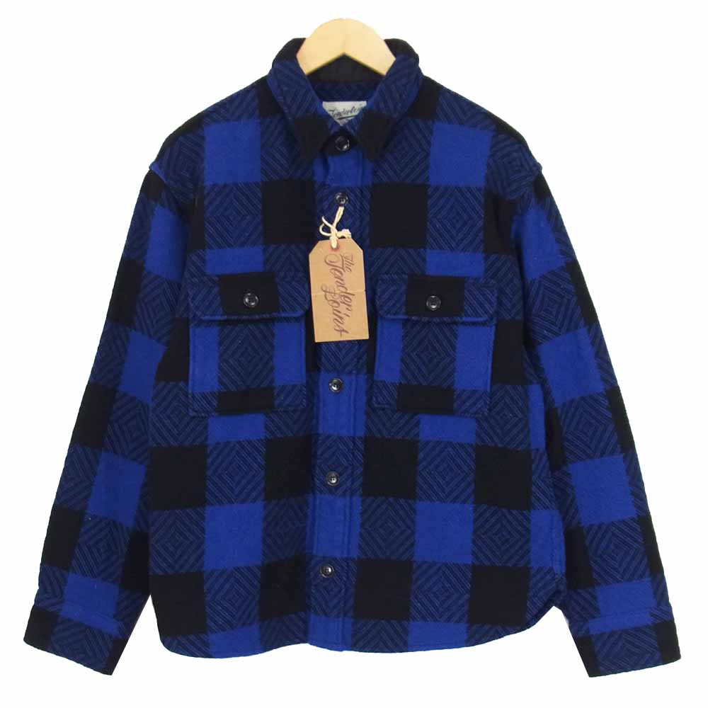 TENDERLOIN テンダーロイン  BUFFALO SHT JKT バッファロー チェック シャツ ジャケット ブルー系 M【極上美品】【中古】