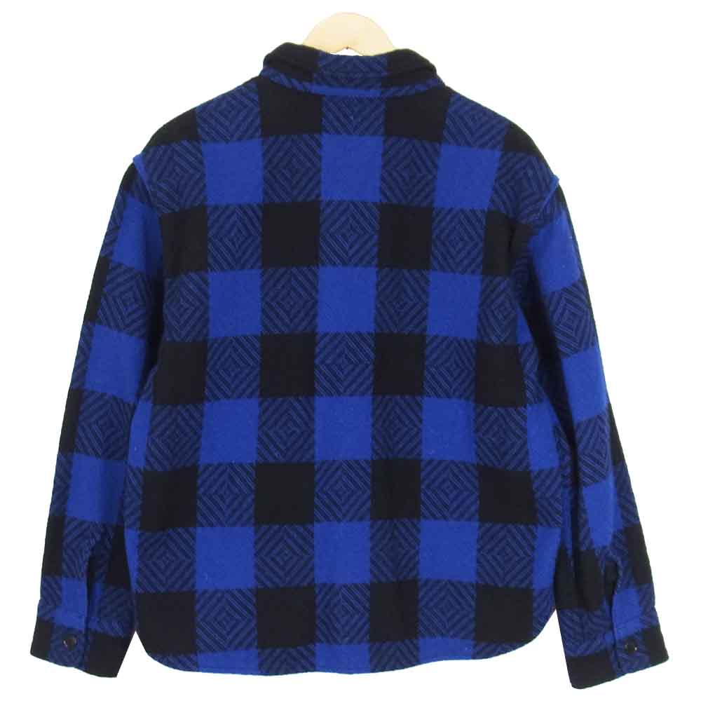 TENDERLOIN テンダーロイン  BUFFALO SHT JKT バッファロー チェック シャツ ジャケット ブルー系 M【極上美品】【中古】