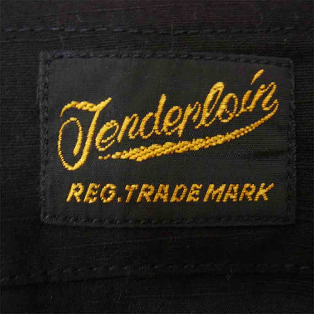 TENDERLOIN テンダーロイン SLUB EMBROIDERY COAT スラブ エンブロイダリー コート ブラック系 M【新古品】【未使用】【中古】