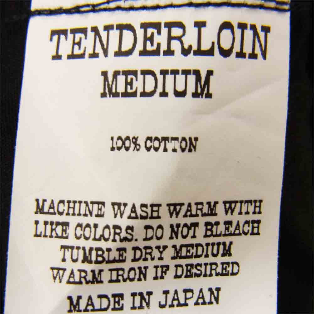 TENDERLOIN テンダーロイン SLUB EMBROIDERY COAT スラブ エンブロイダリー コート ブラック系 M【新古品】【未使用】【中古】