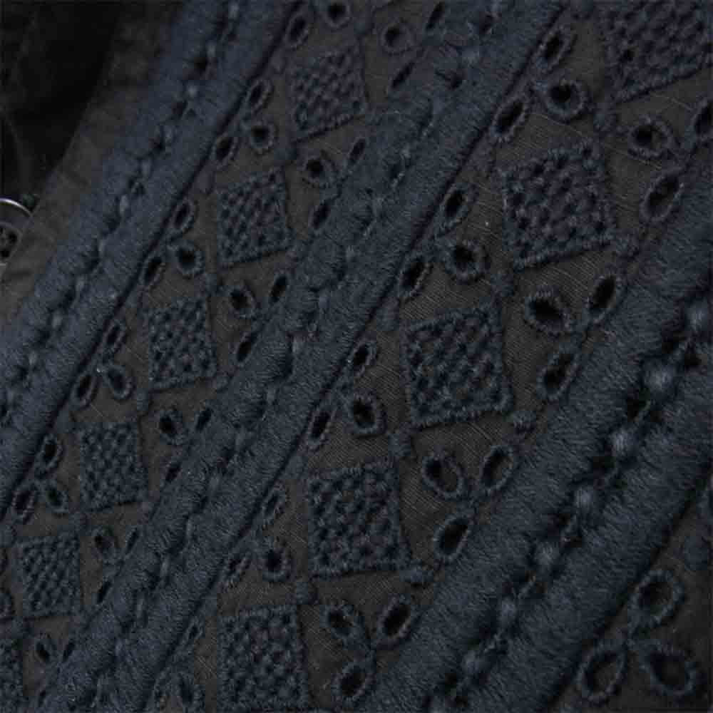TENDERLOIN テンダーロイン SLUB EMBROIDERY COAT スラブ エンブロイダリー コート ブラック系 M【新古品】【未使用】【中古】