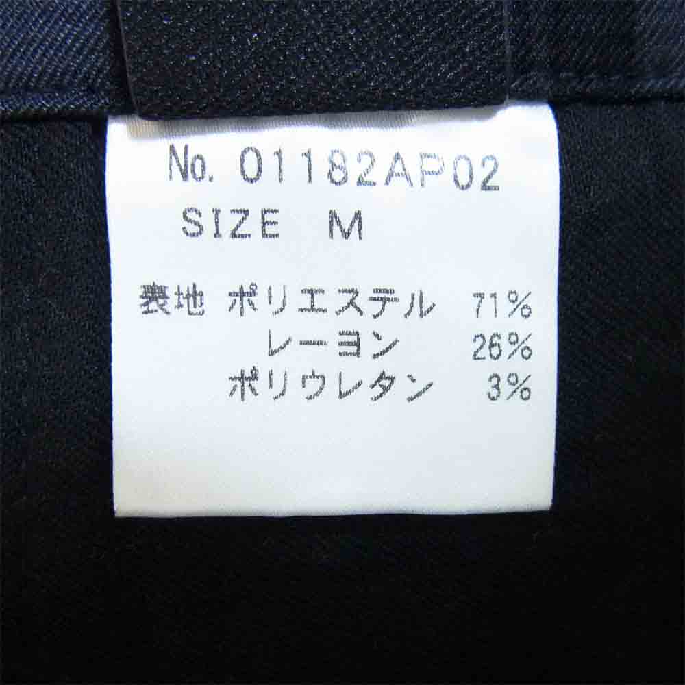 HYSTERIC GLAMOUR ヒステリックグラマー 18SS 01182AP02 タック チェック ワイド パンツ チャコール系 M【美品】【中古】