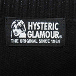 HYSTERIC GLAMOUR ヒステリックグラマー 01193NS09 TRIANGLE WOMAN プルオーバー ニット ブラック系 FREE【中古】