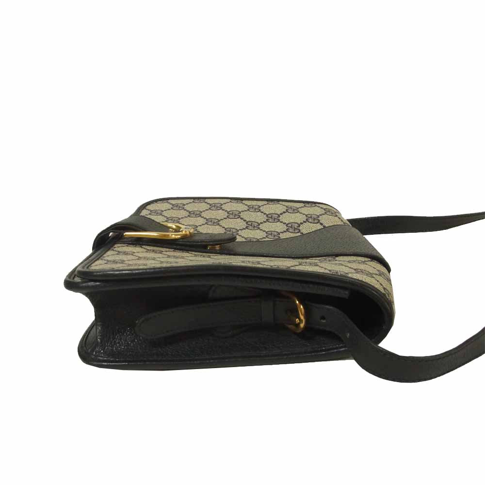 GUCCI グッチ オールドグッチ ショルダー バッグ イタリア製 ネイビー系【中古】
