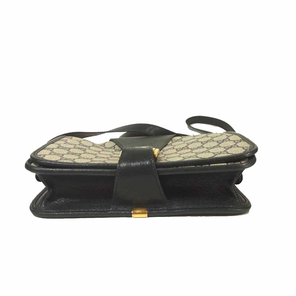 GUCCI グッチ オールドグッチ ショルダー バッグ イタリア製 ネイビー系【中古】