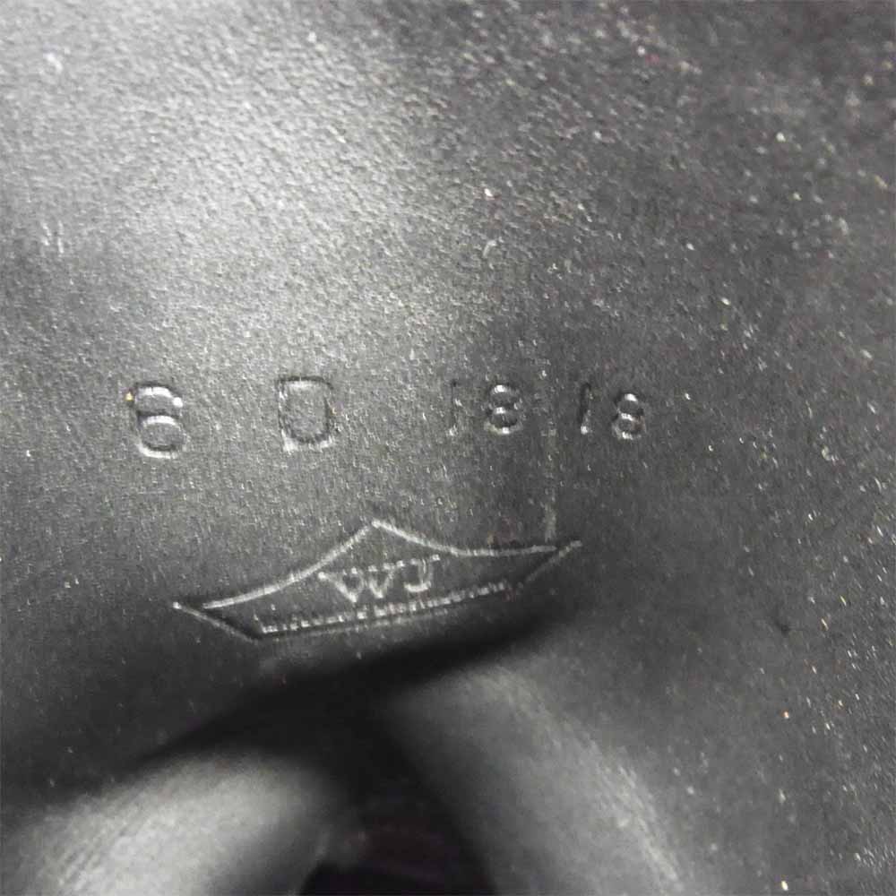 WESCO ウエスコ 100周年 スエード ラフアウト ボス ペコス ブーツ 6D ブラック系 エンジ系 6D【美品】【中古】