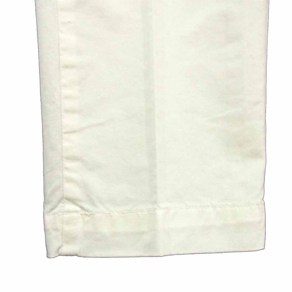 ピーティーゼロウーノ Malibu マリブ スキニーフィット スラックス パンツ ルーマニア製 ホワイト系 46【中古】