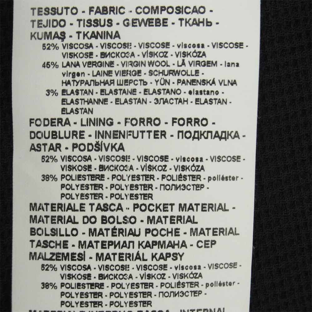 Emporio Armani エンポリオ・アルマーニ ストレッチ 2B ジャケット イタリア製 ネイビー系 48【中古】