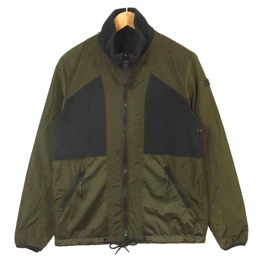 COACH コーチ F78476 リバーシブル ナイロン フリース ジャケット 中国製 カーキ系 ブラック系【中古】