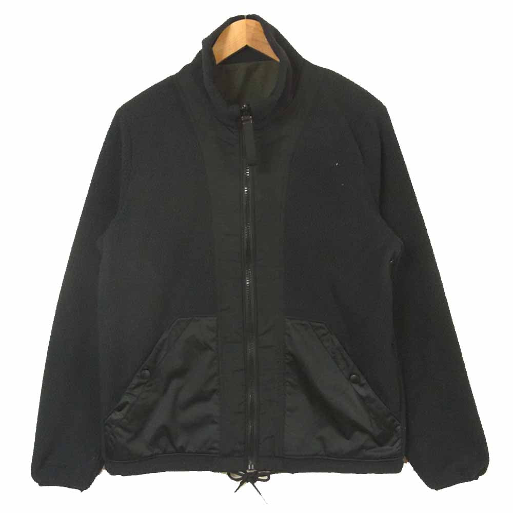 COACH コーチ F78476 リバーシブル ナイロン フリース ジャケット 中国製 カーキ系 ブラック系【中古】