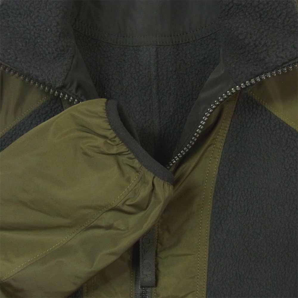 COACH コーチ F78476 リバーシブル ナイロン フリース ジャケット 中国製 カーキ系 ブラック系【中古】