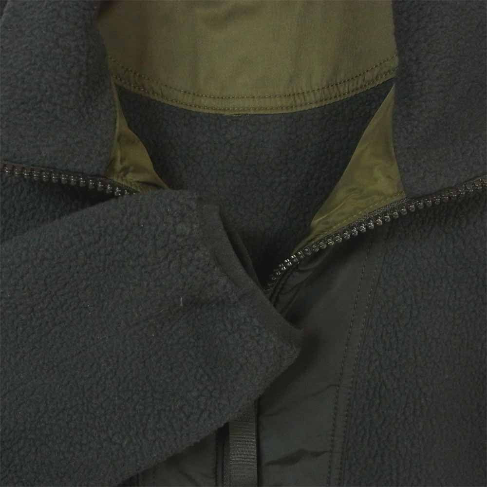 COACH コーチ F78476 リバーシブル ナイロン フリース ジャケット 中国製 カーキ系 ブラック系【中古】