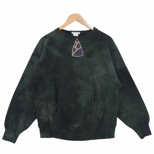 バンブーシューツ TIE-DYE RW CREWNECK SWEAT タイダイ スウェット ブラック系 M【新古品】【未使用】【中古】
