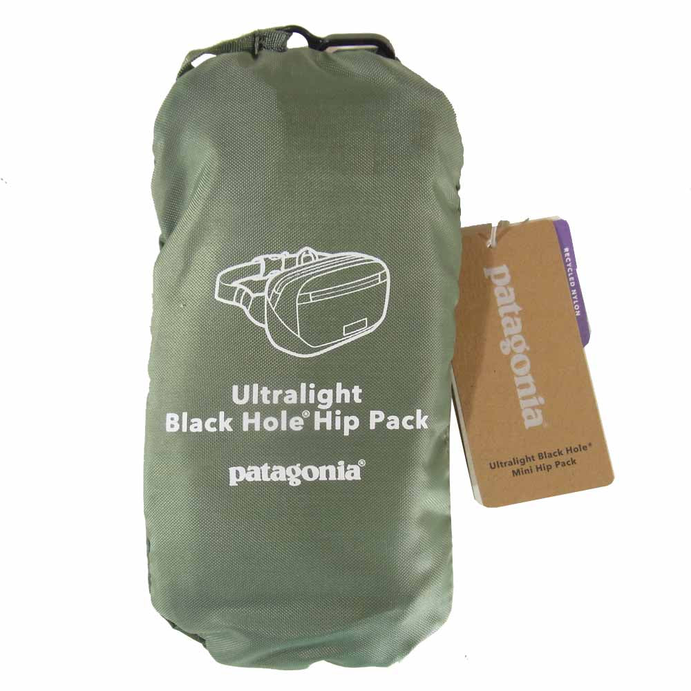 patagonia パタゴニア SP20 49447 1L Ultralight Black Hole Mini Hip Pack ウルトラライト ブラックホール ミニ ヒップパック CampGreen【新古品】【未使用】【中古】