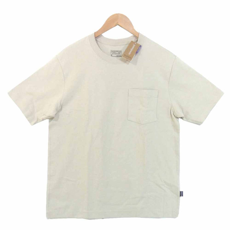 patagonia パタゴニア 20SP 52370 Organic Cotton MWP T-SHIRTS オーガニックコットン ポケット Tシャツ Pumice M【新古品】【未使用】【中古】