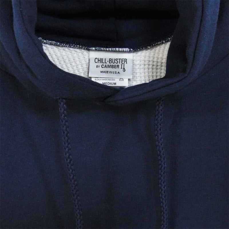 キャンバー USA製 CHILL BUSTER PULLOVER HOODED チルバスター ダークネイビー系 M【新古品】【未使用】【中古】