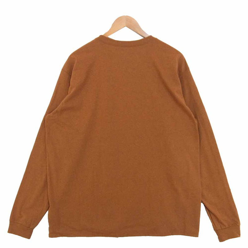 patagonia パタゴニア 38513 L／S Eat Local Goat Responsibili Tee 長袖 Tシャツ EarthwormBrown L【新古品】【未使用】【中古】