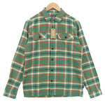 patagonia パタゴニア FA20 53947 L/S Fjord Flannel Shirt フィヨルド フランネル シャツ EelgrassGreen S【新古品】【未使用】【中古】