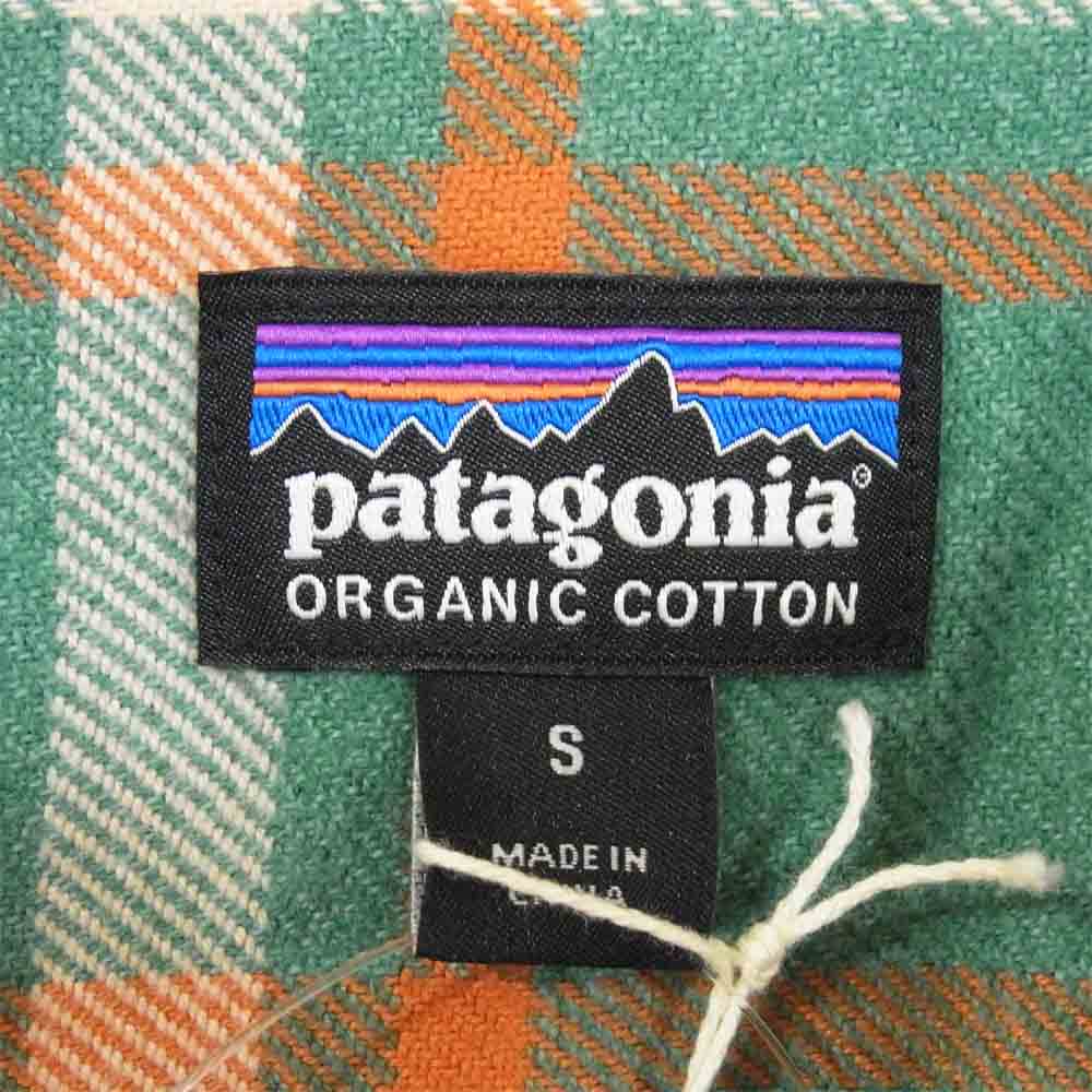 patagonia パタゴニア FA20 53947 L/S Fjord Flannel Shirt フィヨルド フランネル シャツ EelgrassGreen S【新古品】【未使用】【中古】