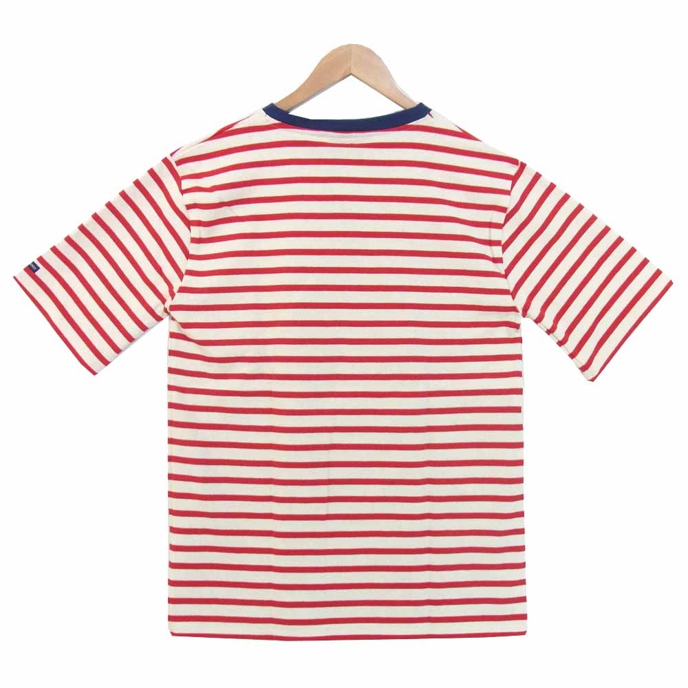 SAINT JAMES セントジェームス 18 JC OUESS JLOU OUESSANT CREW SS ウエッソン クルーネック 半袖 レッド系 40【新古品】【未使用】【中古】