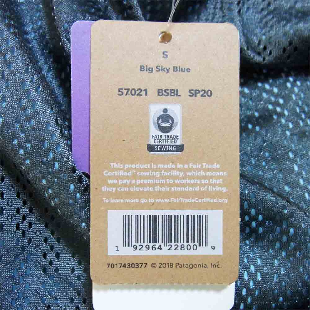 patagonia パタゴニア SP20 57021 Baggies Shorts 5inch バギーズ ショーツ 5インチ BigSkyBlue S【新古品】【未使用】【中古】