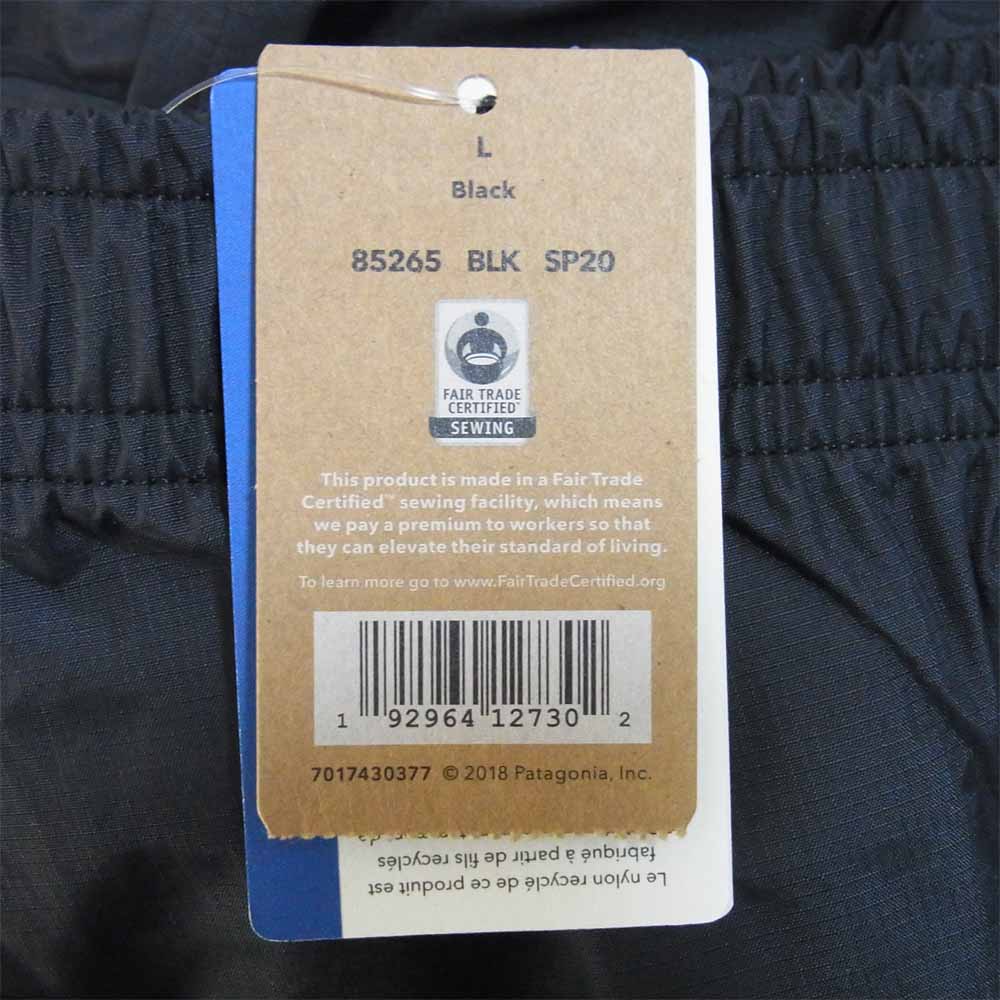 patagonia パタゴニア SP20 85265 Torrentshell 3L Pants トレントシェル 3L パンツ ブラック系 L【新古品】【未使用】【中古】