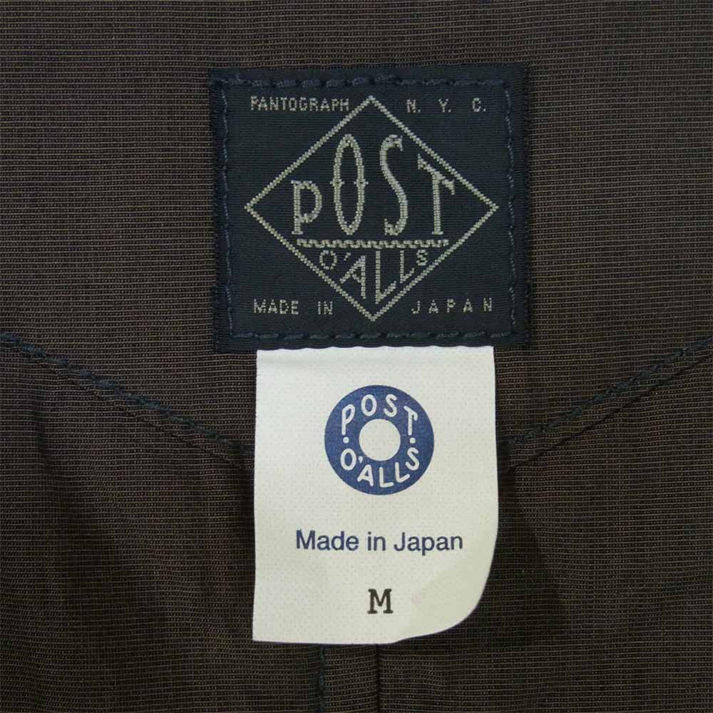 POST OVERALLS ポストオーバーオールズ Royal Traveler vest ロイヤル トラベラー 中綿 シンサレート ベスト 灰茶系 M【美品】【中古】