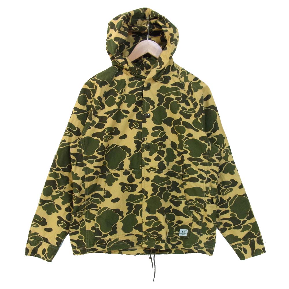 SASAFRAS ササフラス Gardener Bud Breaker ガーデナー バド ブレーカー ベージュ系 S【美品】【中古】