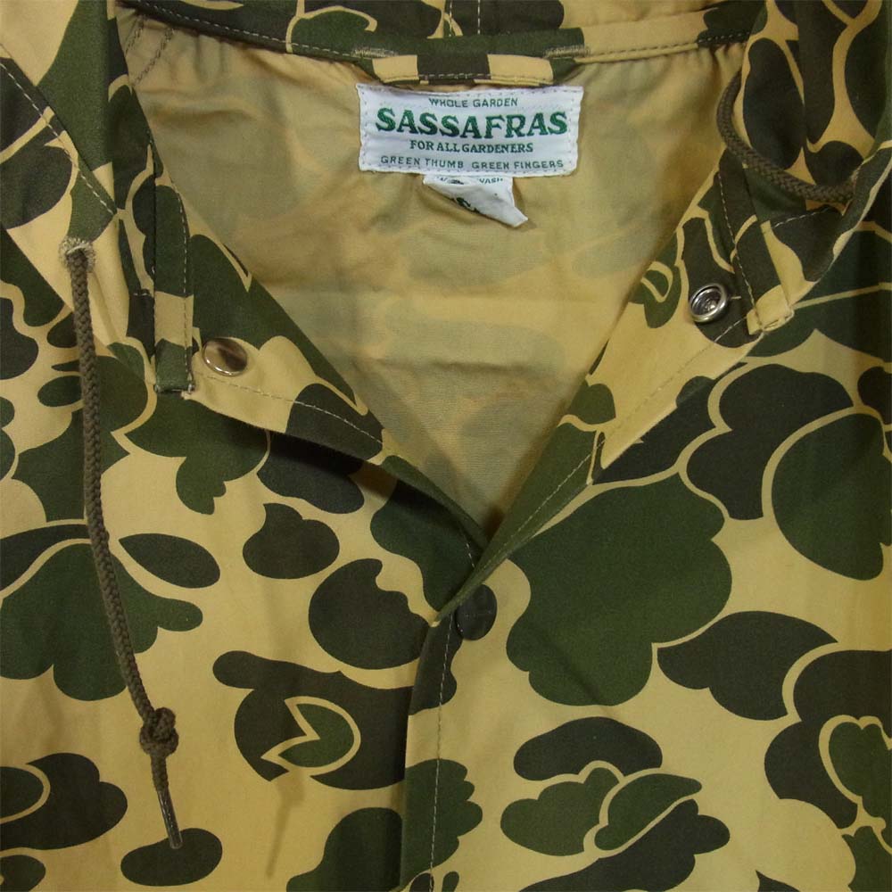 SASAFRAS ササフラス Gardener Bud Breaker ガーデナー バド ブレーカー ベージュ系 S【美品】【中古】