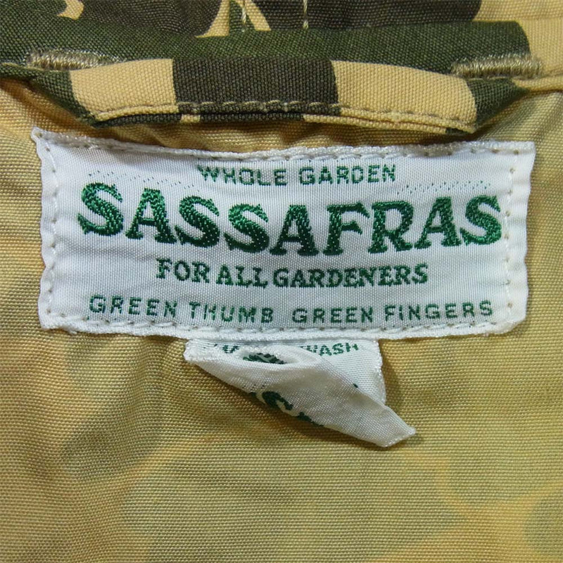 SASAFRAS ササフラス Gardener Bud Breaker ガーデナー バド ブレーカー ベージュ系 S【美品】【中古】