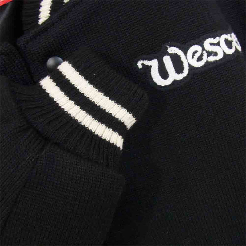 WESCO ウエスコ ×DEHEN ディーエン Knit Club Jacket クラブ ジャケット スタジャン ブラック系 M【新古品】【未使用】【中古】