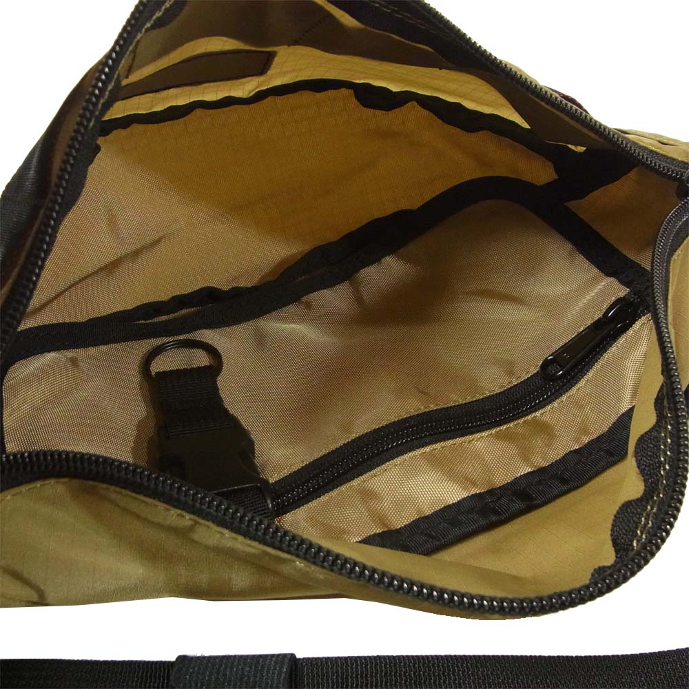 BRIEFING ブリーフィング BRW211L08 ナノユニバース 別注 FIBER RIP MINI POD ウエストバッグ カーキ系【新古品】【未使用】【中古】