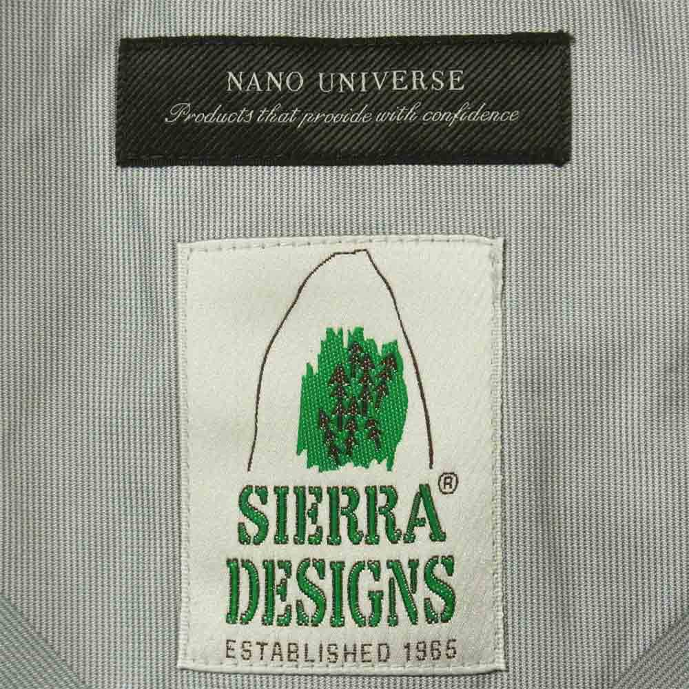 SIERRA DESIGNS シエラデザイン 668-1112012 ナノユニバース 別注 eVent マウンテンパーカー ブラック系 M【新古品】【未使用】【中古】