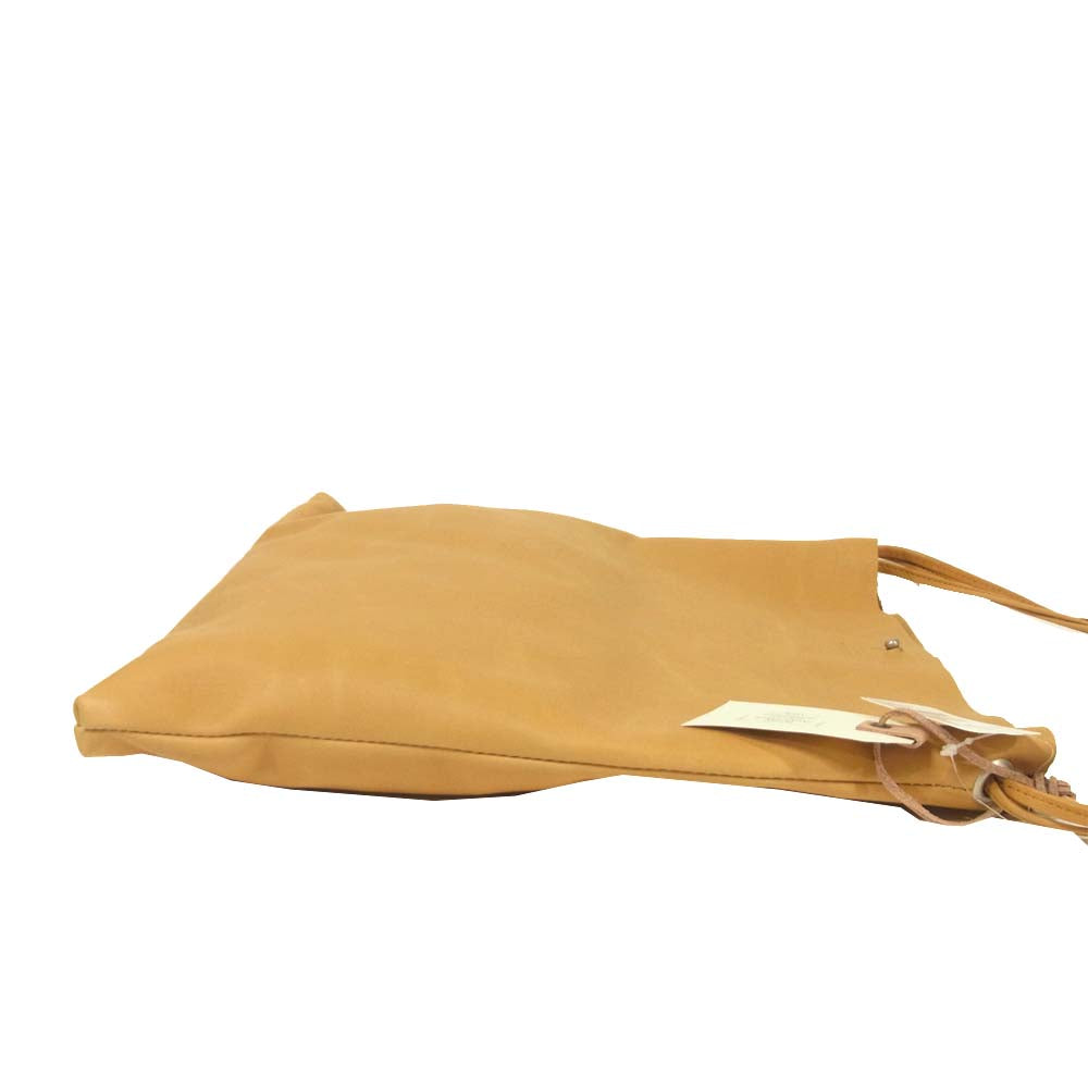 スロウ vegetal shoulder bag ベジタル ショルダー バッグ ライトブラウン系【新古品】【未使用】【中古】