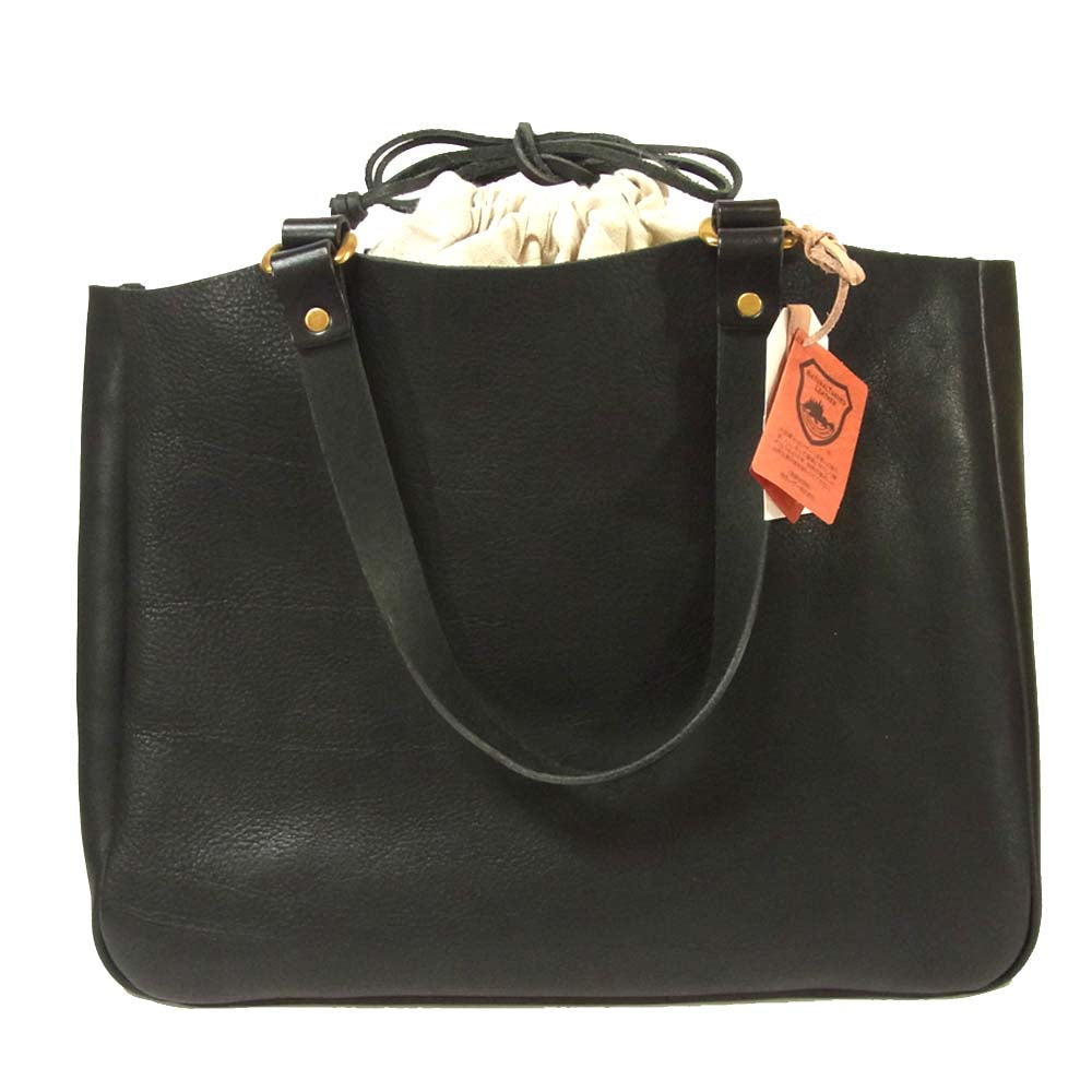 スロウ bono tote bag width type ボーノ トートバッグ ブラック系【新古品】【未使用】【中古】