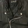 schott ショット 3181070 FREAK’S STORE フリークスストア別注 セミダブル ライダース レザー ジャケット ブラック系 M【中古】