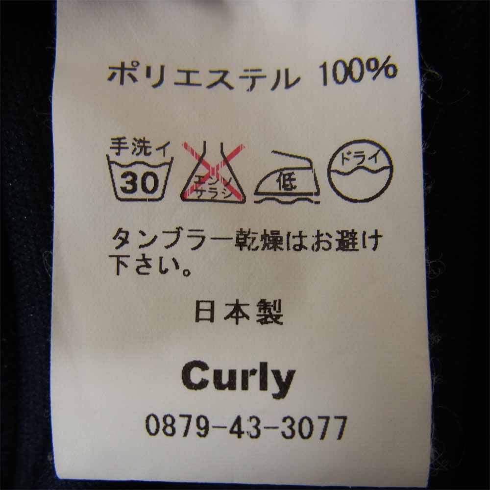 CURLY カーリー トラック テーラード ジャケット ネイビー系 1【中古】