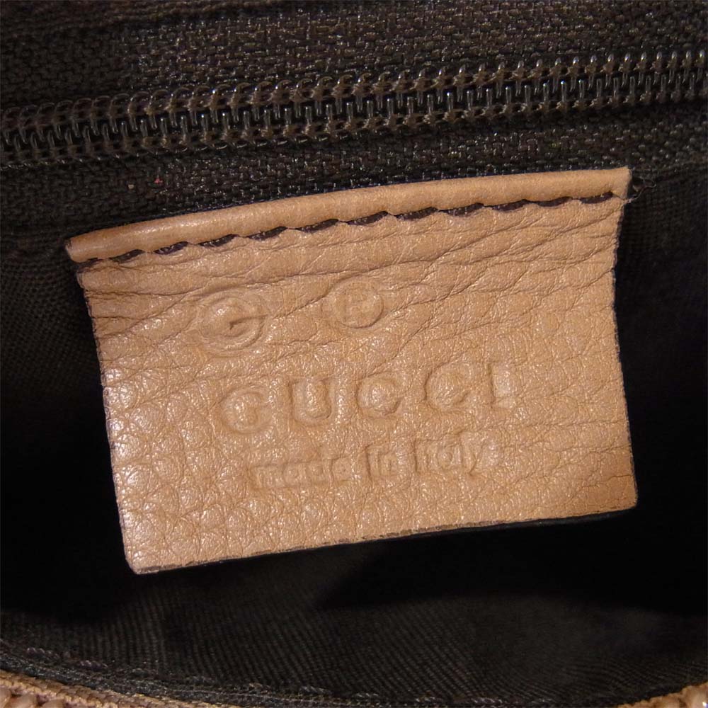 GUCCI グッチ 265692 ワンショルダー バッグ イタリア製 金具 ショルダー ライトブラウン系【中古】