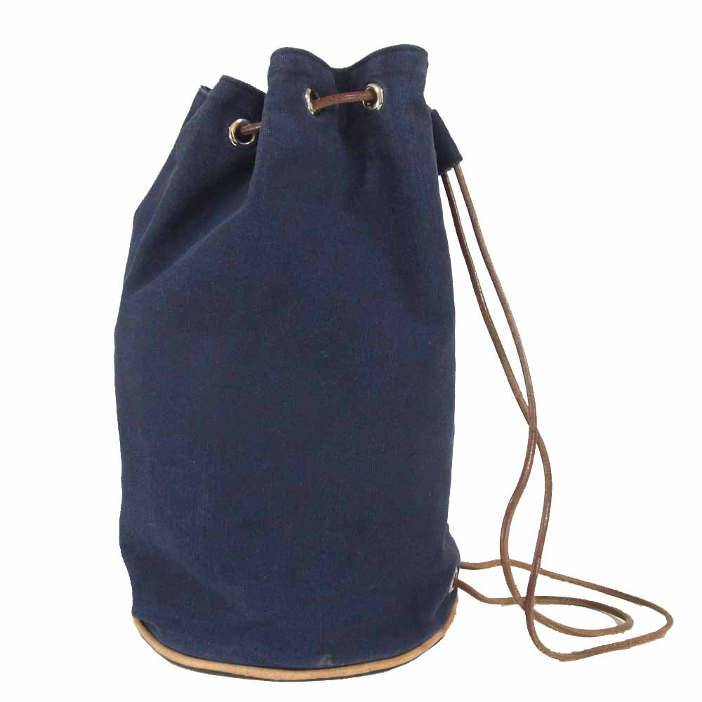 HERMES エルメス ポロションミミル ショルダーバッグ フランス製 ショルダー バッグ ネイビー系【中古】