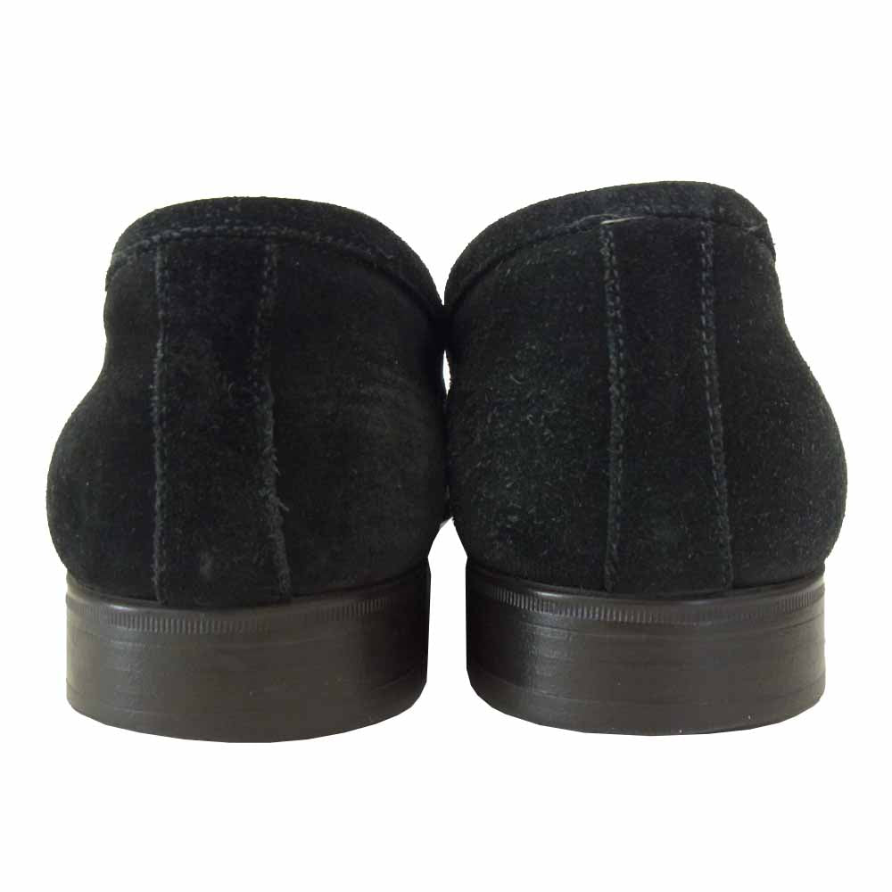 Santoni サントーニ スエード ローファー ブラック系 5 1/2【中古】